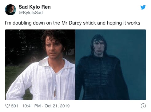 wet kylo ren darcy meme 1