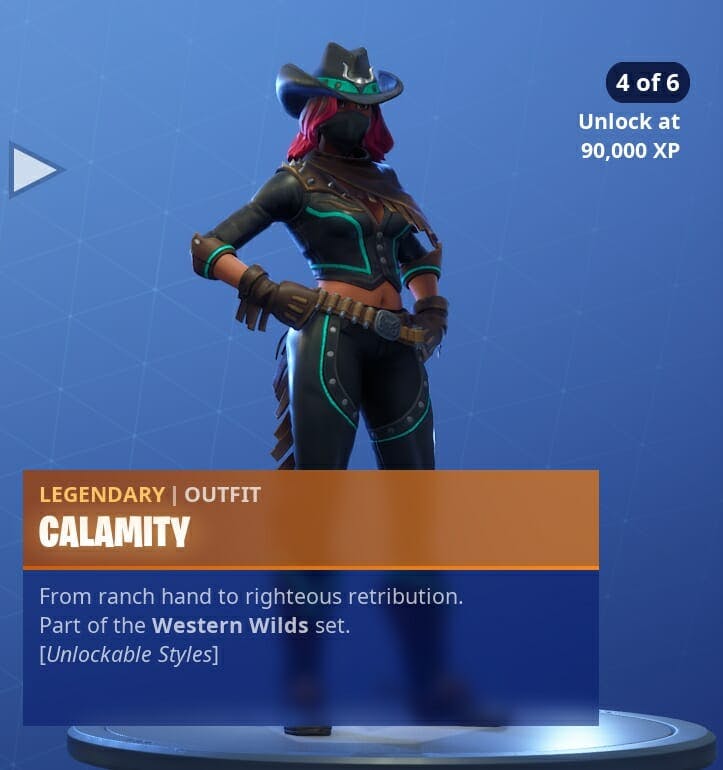 Calamity's 4th skin in Fortnite