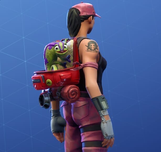 Camo is Fortnite's second pet, and he's a chameleon!