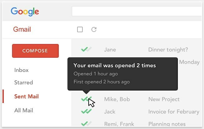 best chrome extensions : email tracking for gmail