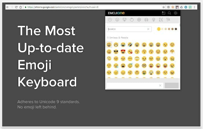 best chrome extensions : emoji keyboard