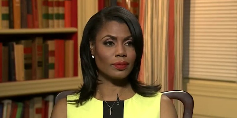 Omarosa Manigault-Newman said on Sunday that staffers in President Donald Trump's administration used a hashtag to refer to them using the 25th Amendment.