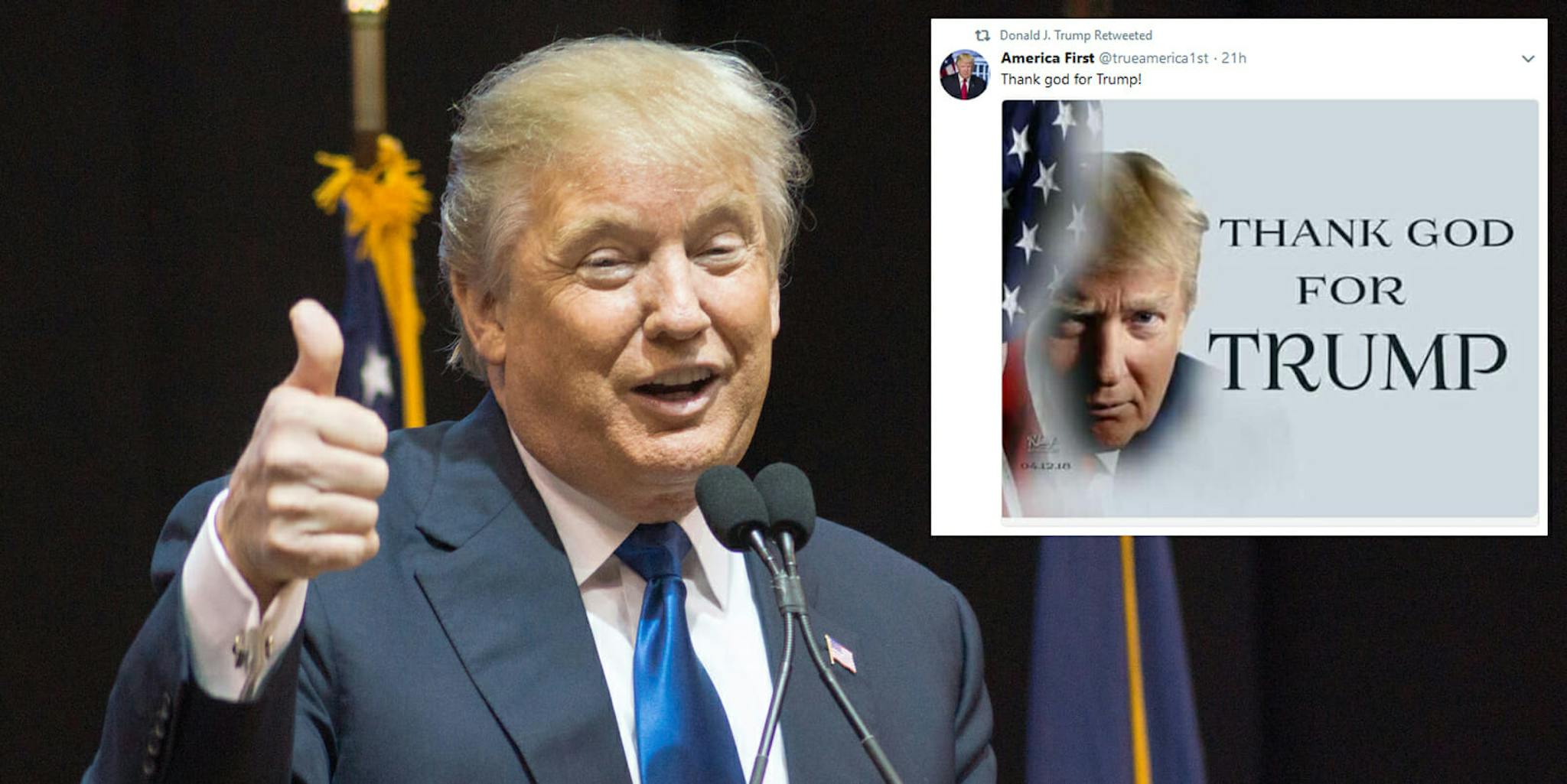 Trump Goes On A Retweeting Spree Posts A Bunch Of Pro Trump Memes
