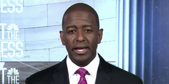 Racist robocalls are targeting Tallahassee Mayor Andrew Gillum, the first Black candidate to win a major party's nomination for state office.