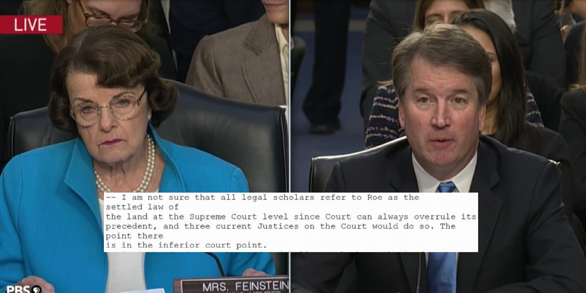 Leaked Emails Concern Kavanaugh's Commitment To 'Roe v. Wade' Precedent