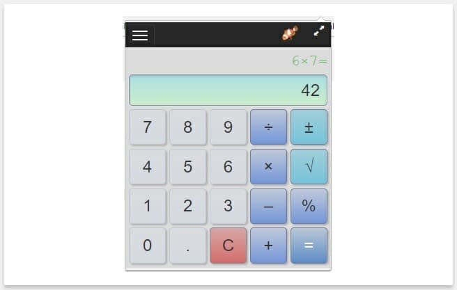 top chrome extensions : calculator