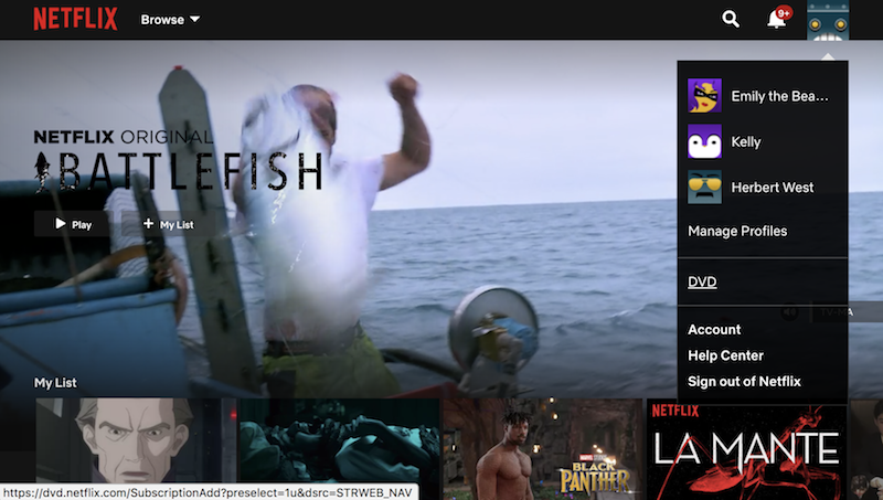 How to clear Netflix watch history