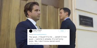 Jared Kushner waited for an awkward 2 minutes outside of a government office building.