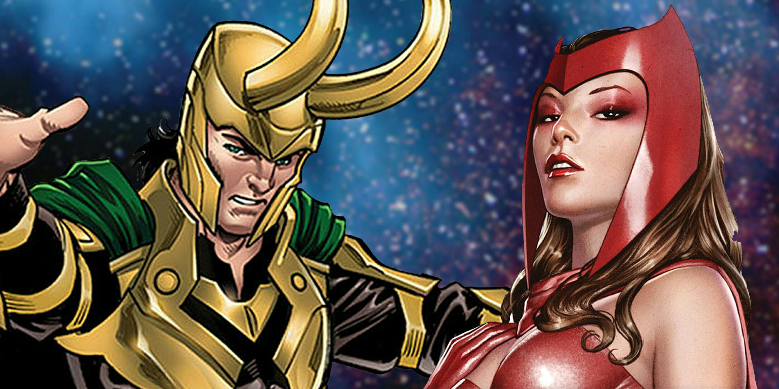 Marvel hints at a romantic twist between Loki and Scarlet Witch