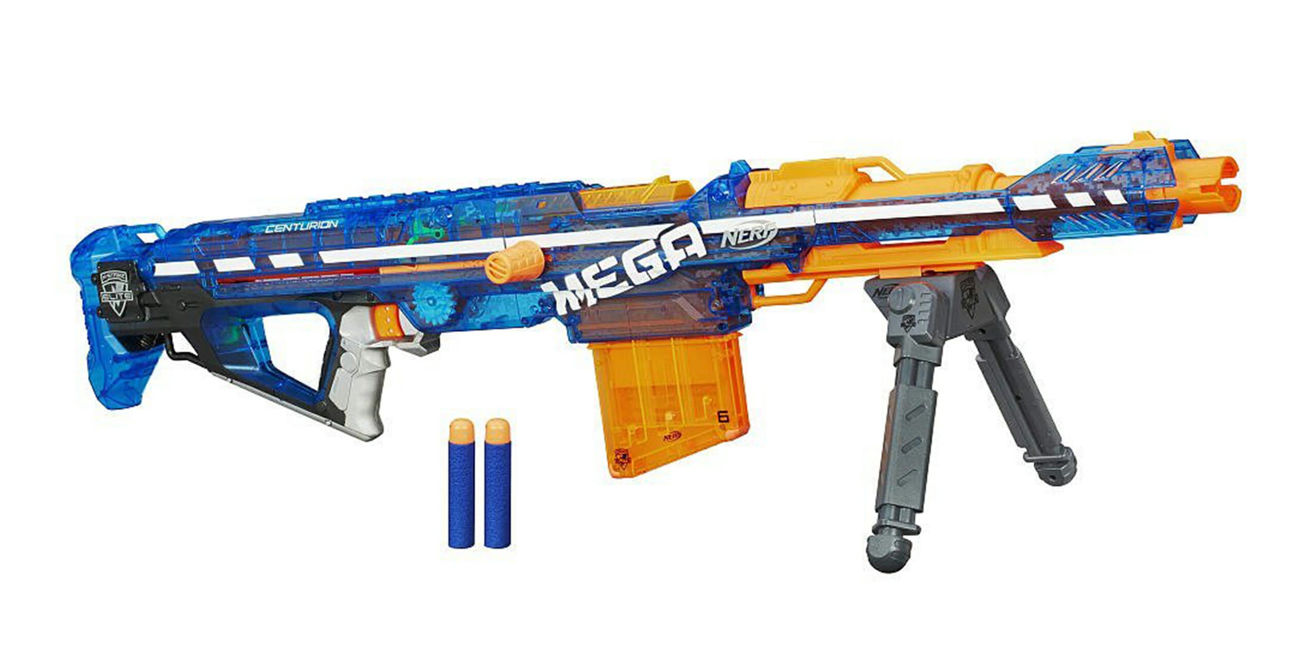 mega nerf gun 24 bullets