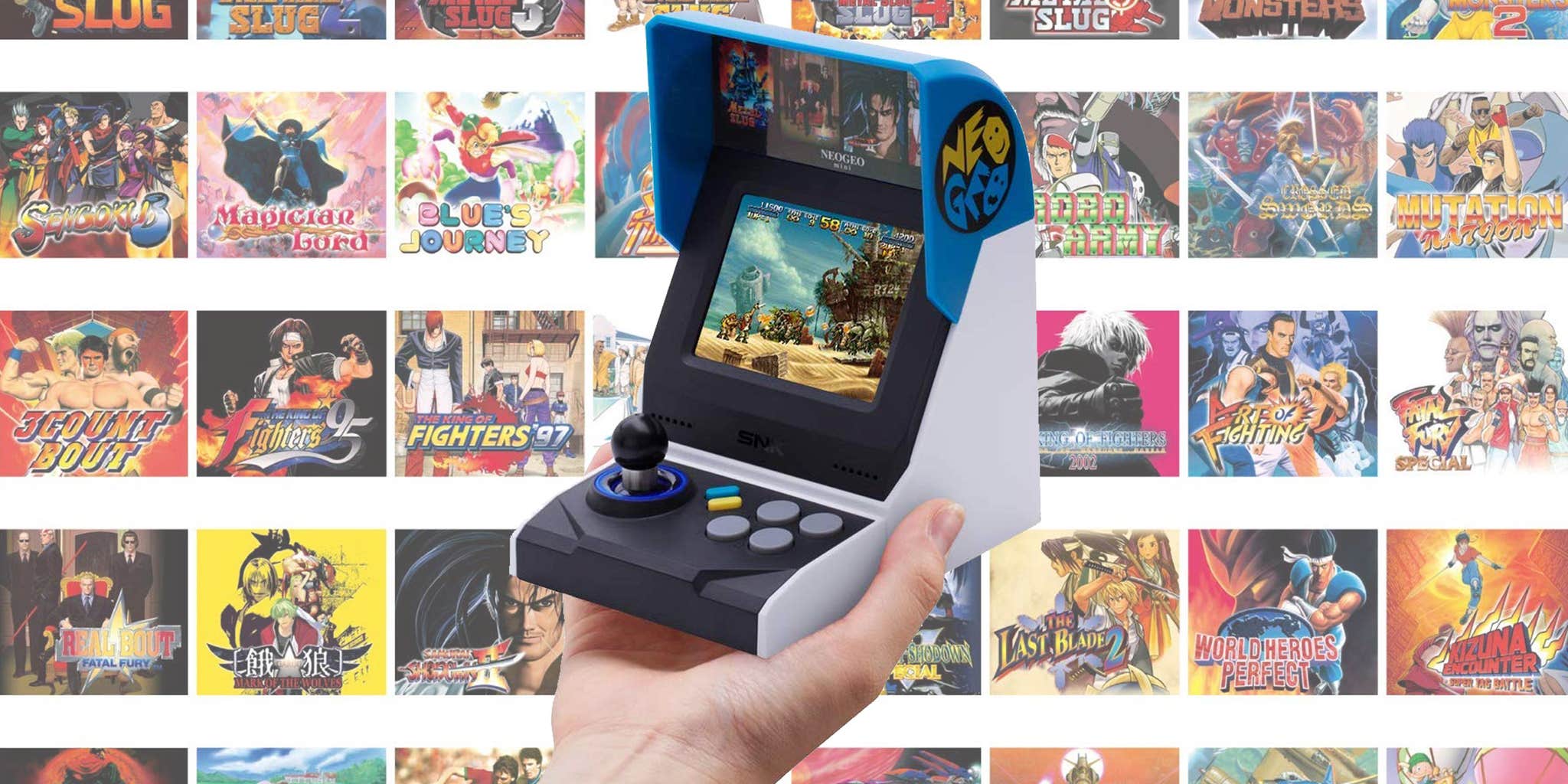 NEO GEO Mini lets you hold the power of the arcade in your hand