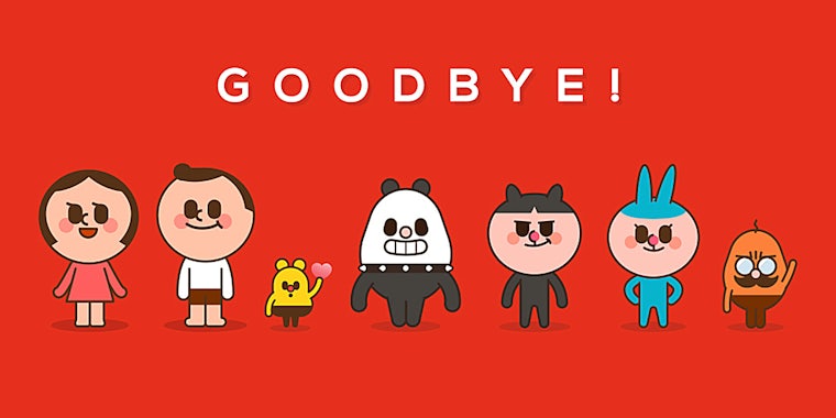 path app characters goodbye post