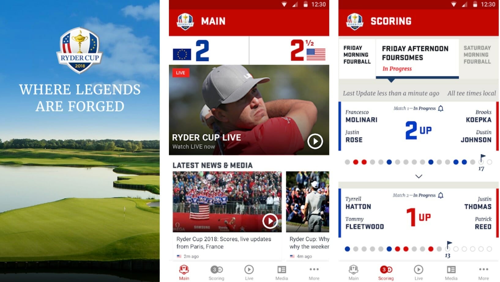 ryder cup app live stream