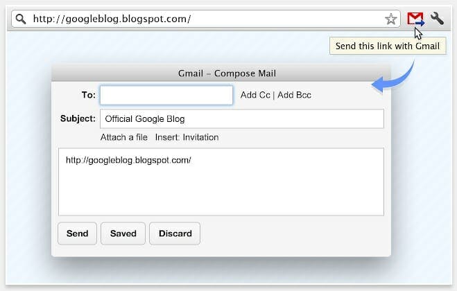 best google chrome extension : Send from Gmail