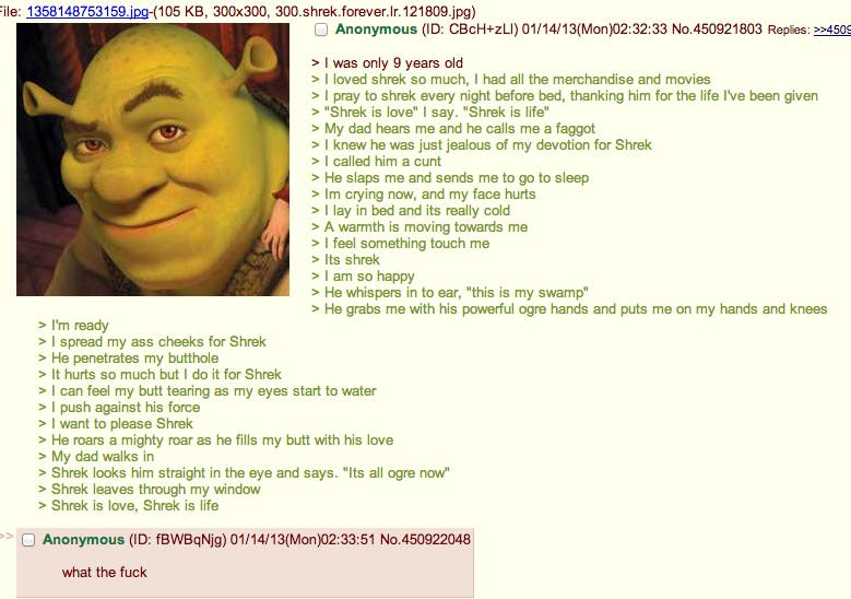 shrek is love shrek is life 