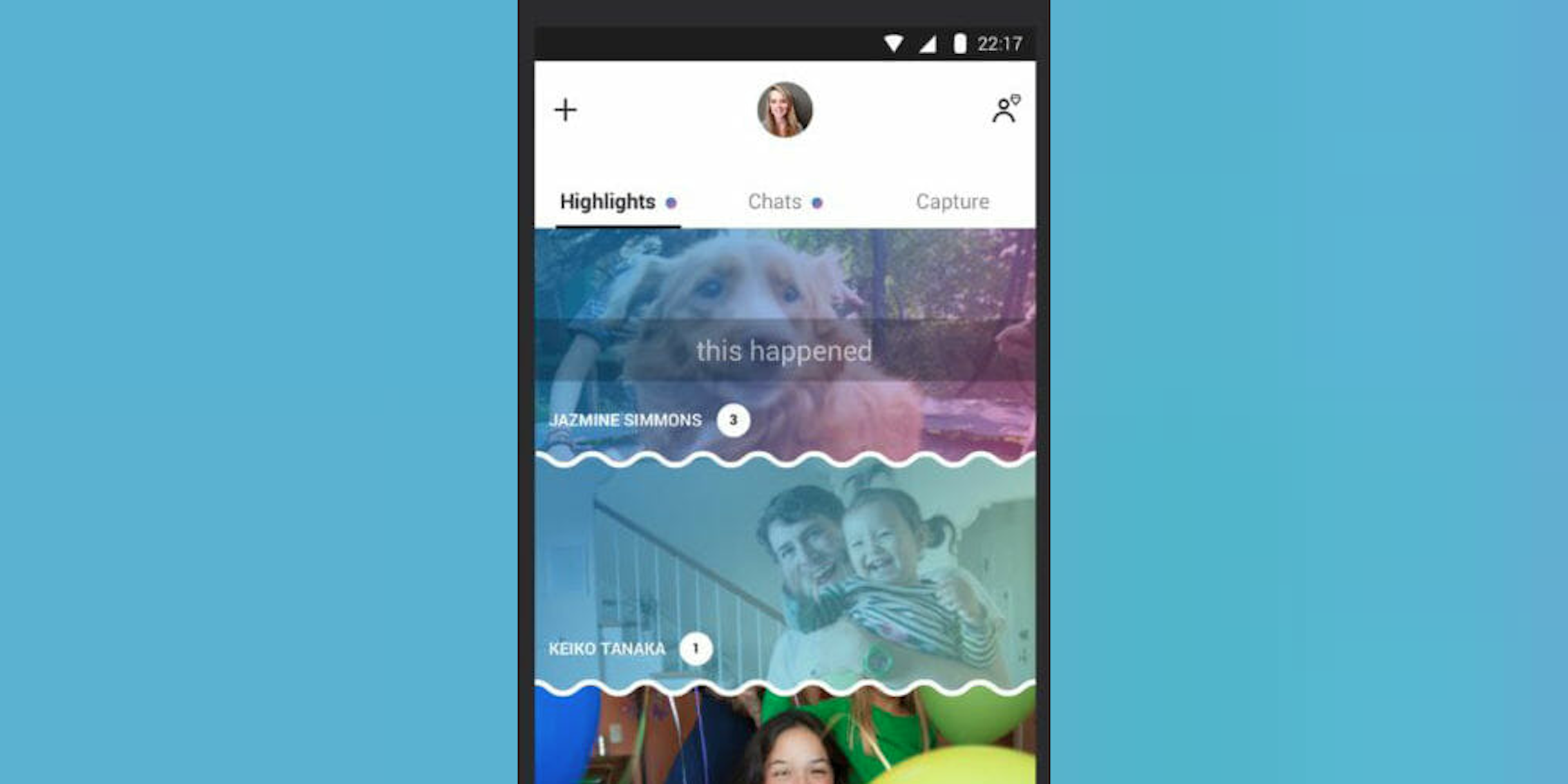 Snapchat-like features on Skype app on iOS