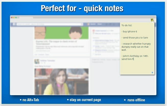 best google chrome extensions : sticky notes