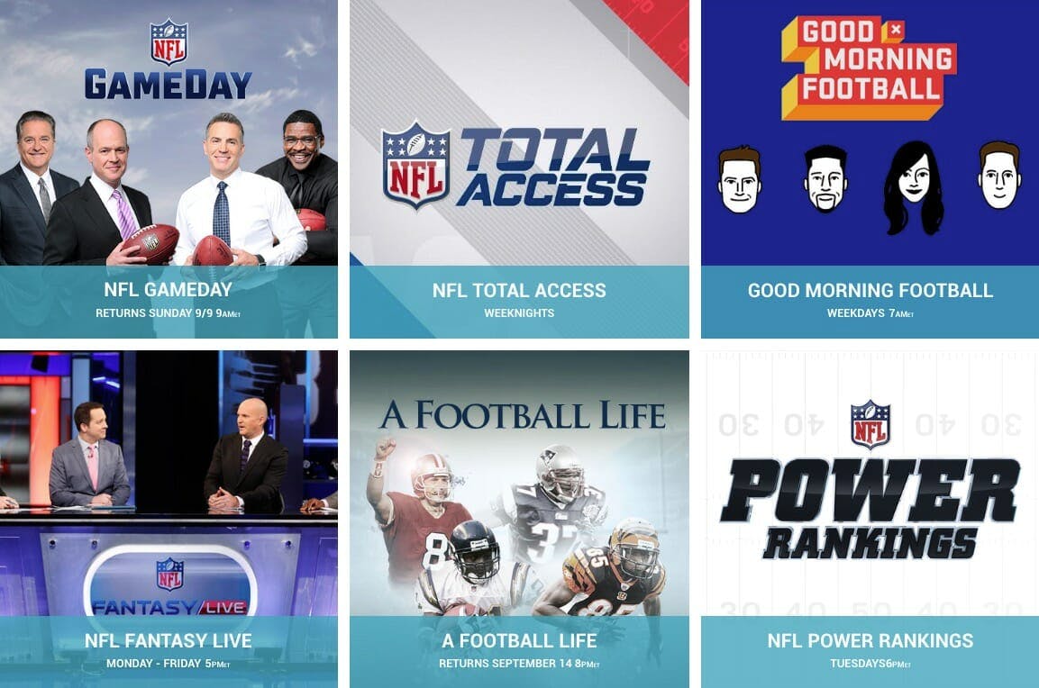 stream NFL network online