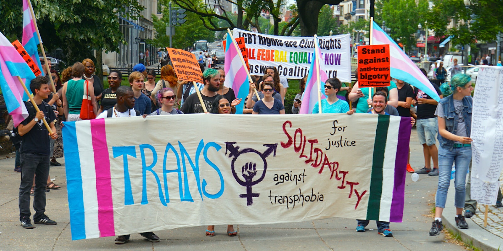 transgender solidarity march