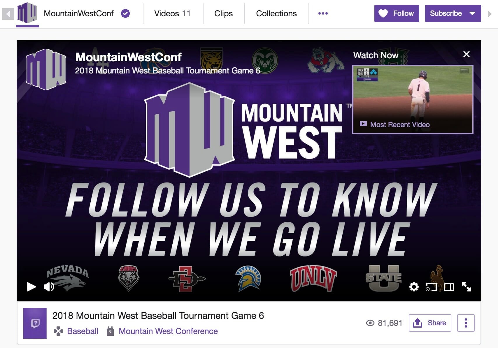 Mountain West TV schedule released