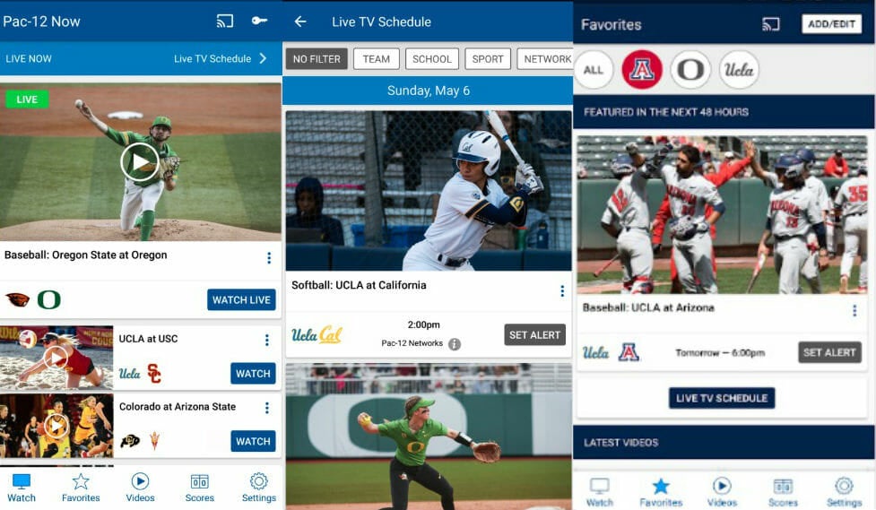 Pac-12 Now: Web, iOS, Android & Apple TV Apps