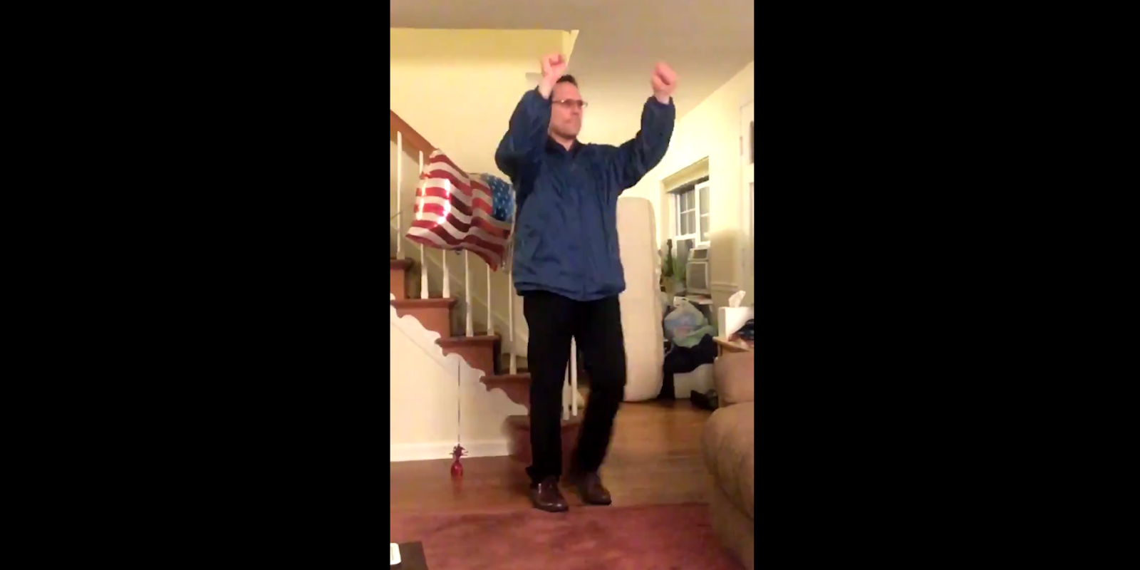 Dads dancing to 'My Blood' by 21 Pilots