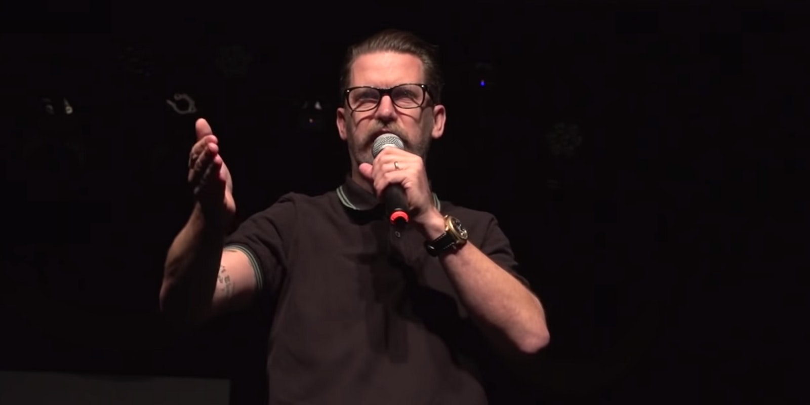 Proud Boys founder Gavin McInnes was banned from Facebook this week.