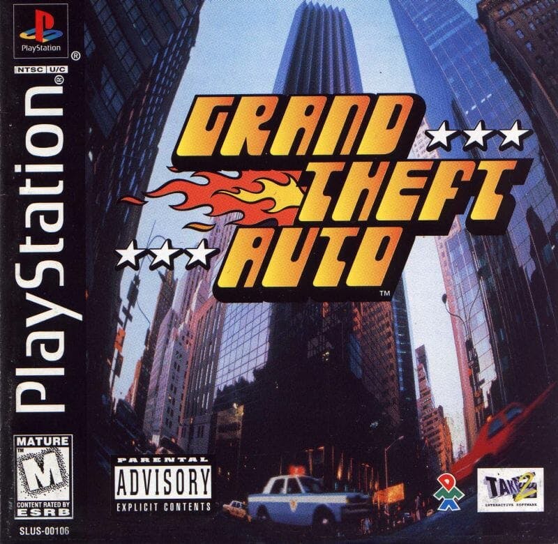 playstation classic games : grand theft auto 