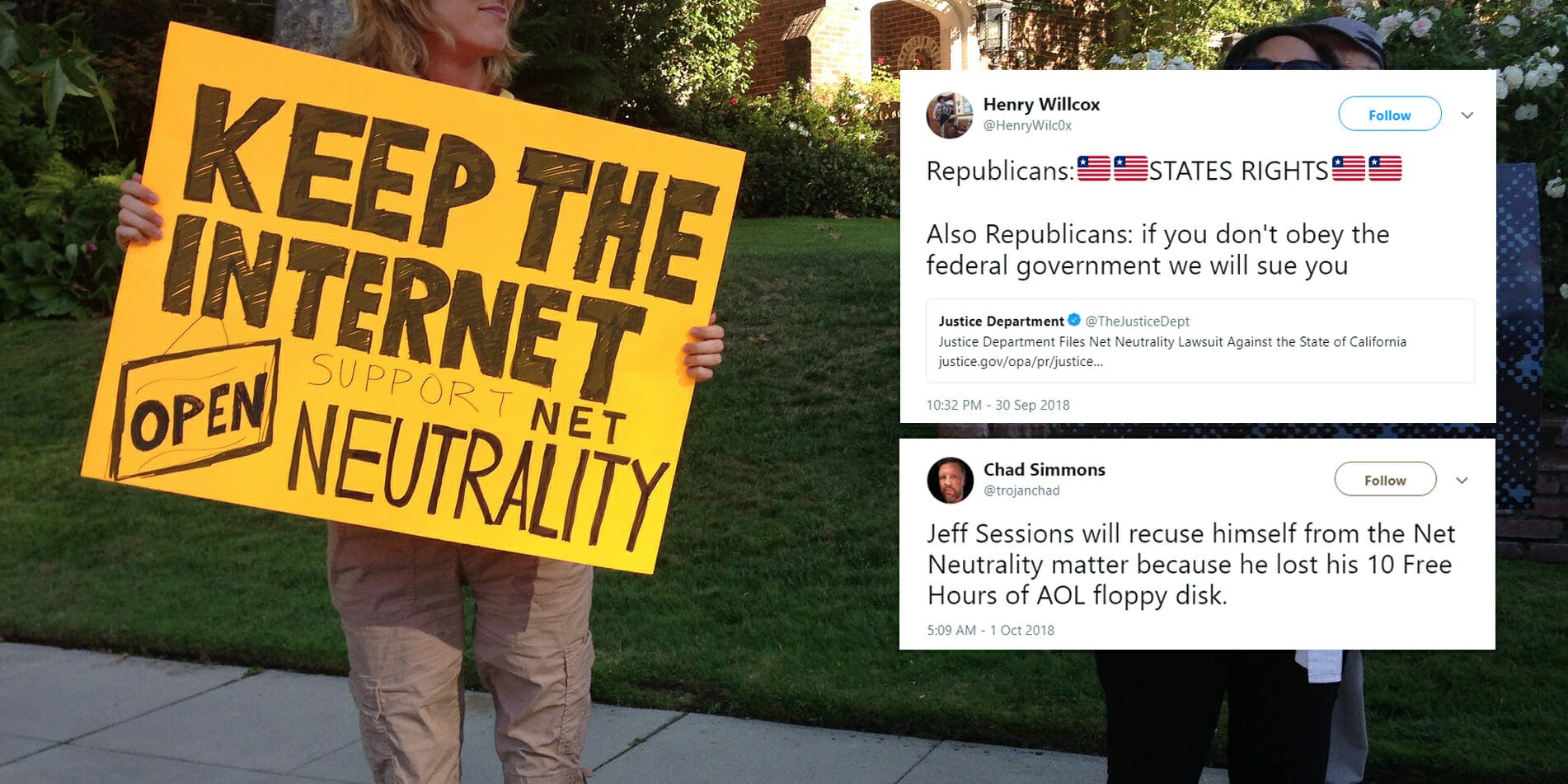 Twitter Is Angry After Justice Department Sues California Over Net Neutrality Law 