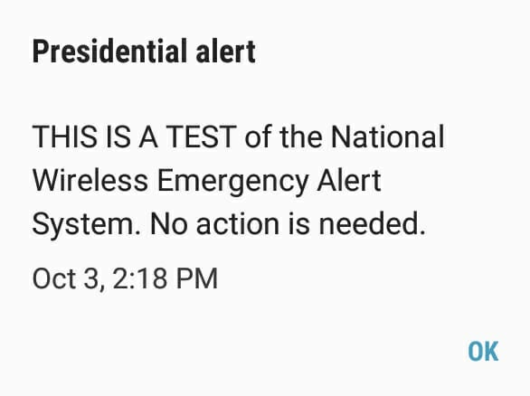 Presidential Alert