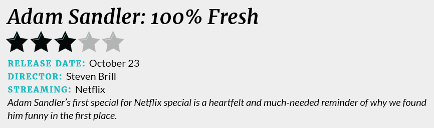 adam sandler 100% fresh review box