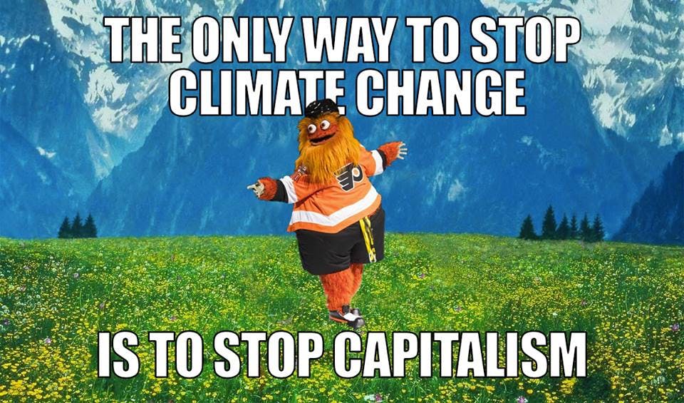 Gritty's evolution from mascot to meme to leftist avatar