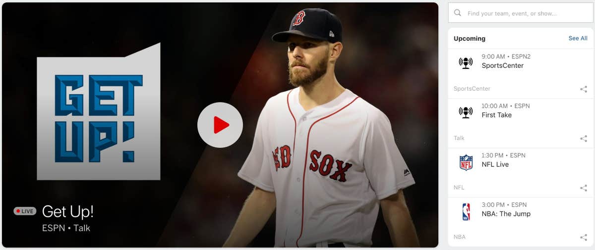 ESPN2 Live Stream How to Watch ESPN 2 Without Cable