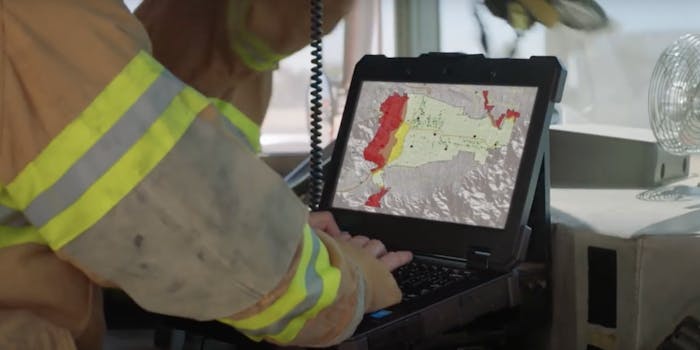 Firefighters using Verizon data for laptop