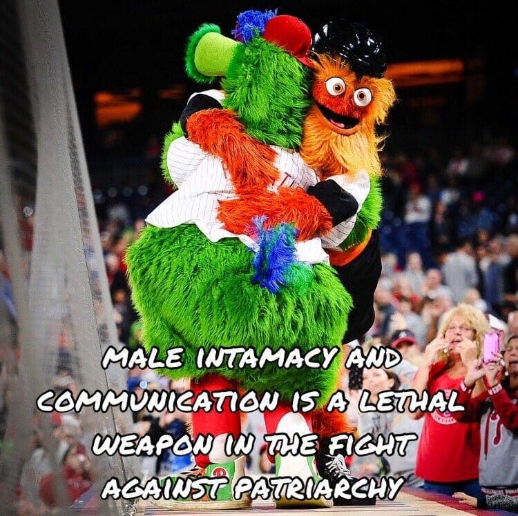 Gritty's evolution from mascot to meme to leftist avatar