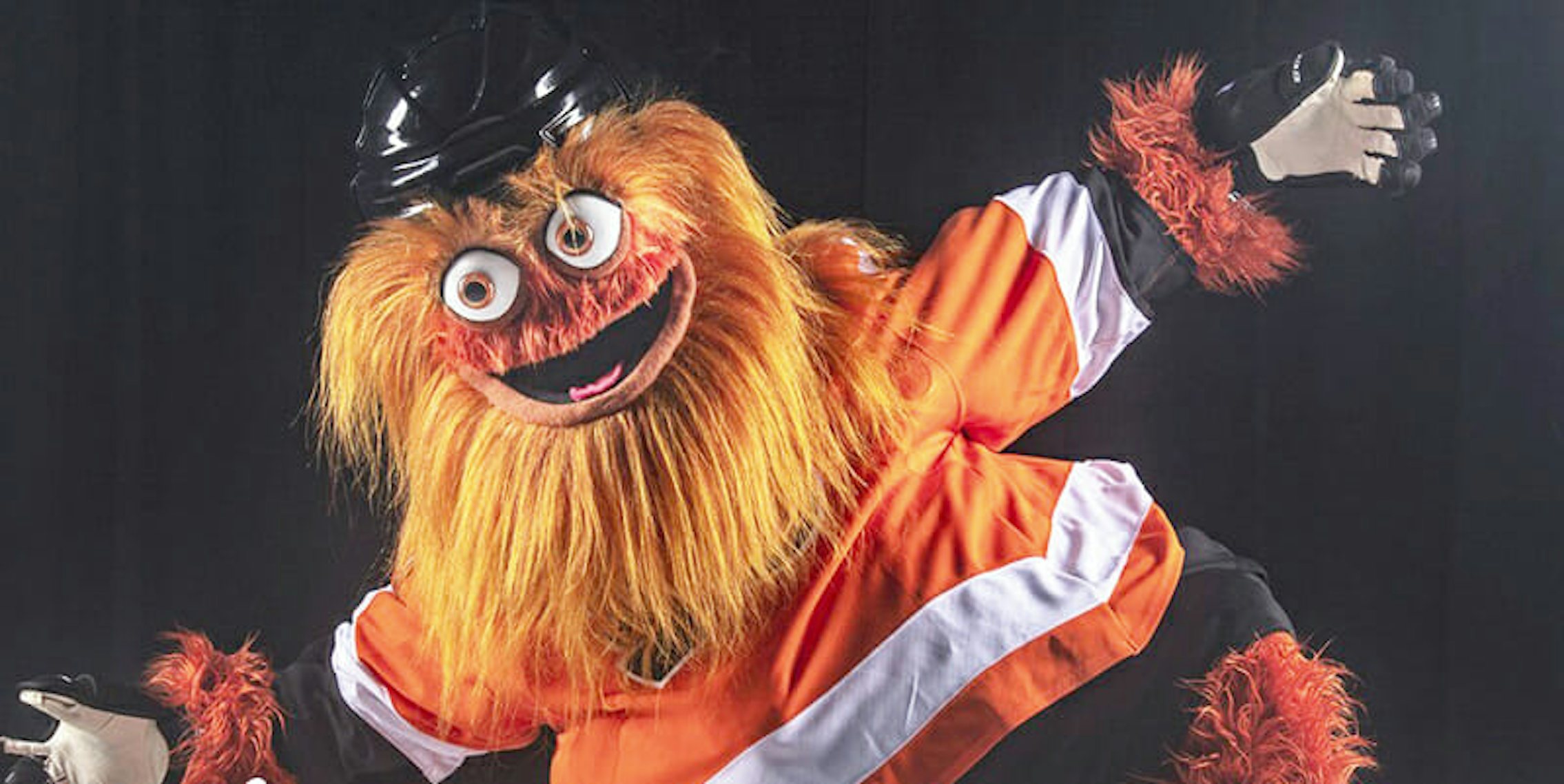 Gritty, the Hockey Mascot and Meme Machine, Celebrated His First Pride in  Philadelphia