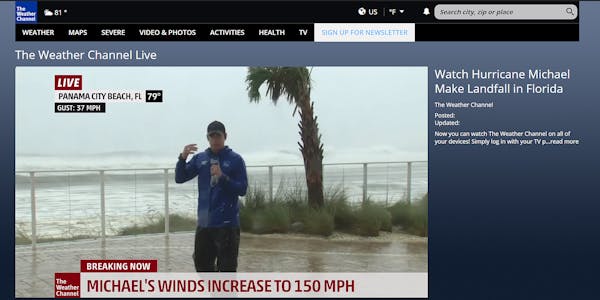 the weather channel live on the website