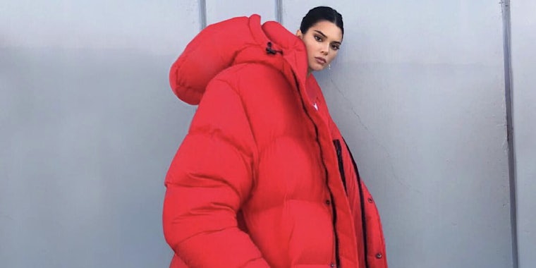This meme of Kendall Jenner in a giant jacket is cracking the internet up.