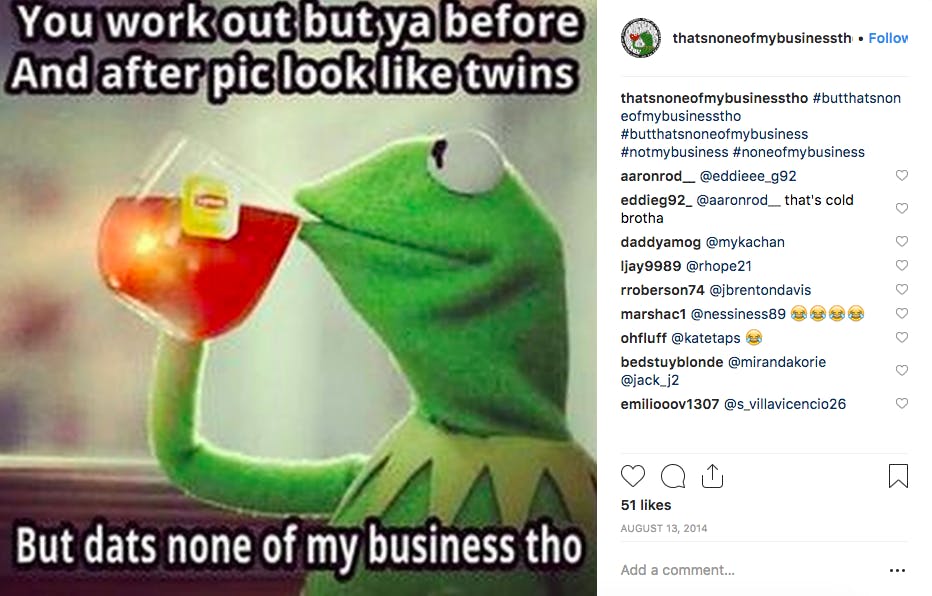 kermit meme none of my business relationships