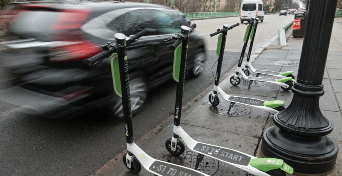 lime bird electric scooters