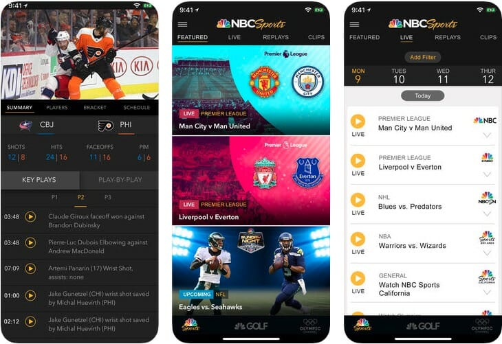 Playstation nbc sports on sale app