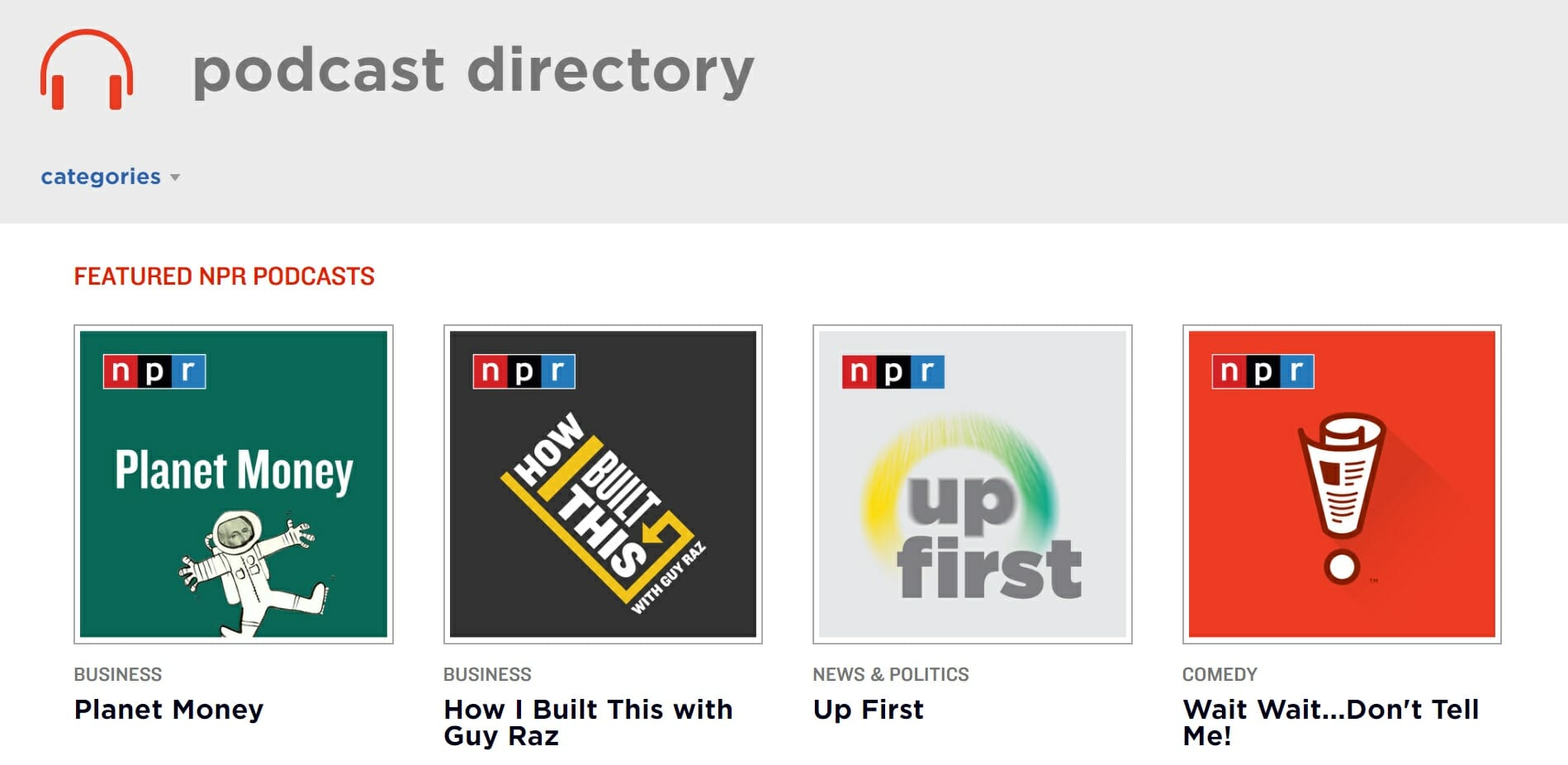 npr live stream npr podcast directory