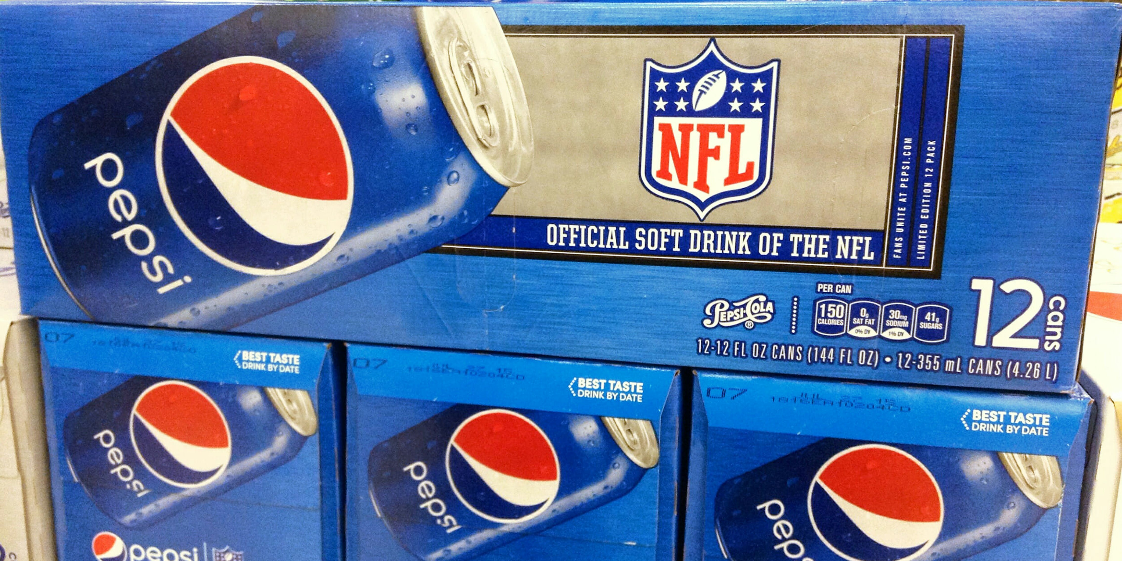 pepsi official drink of the nfl