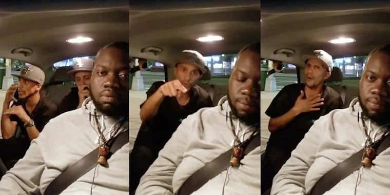 A racist Lyft passenger calling the driver the N-word