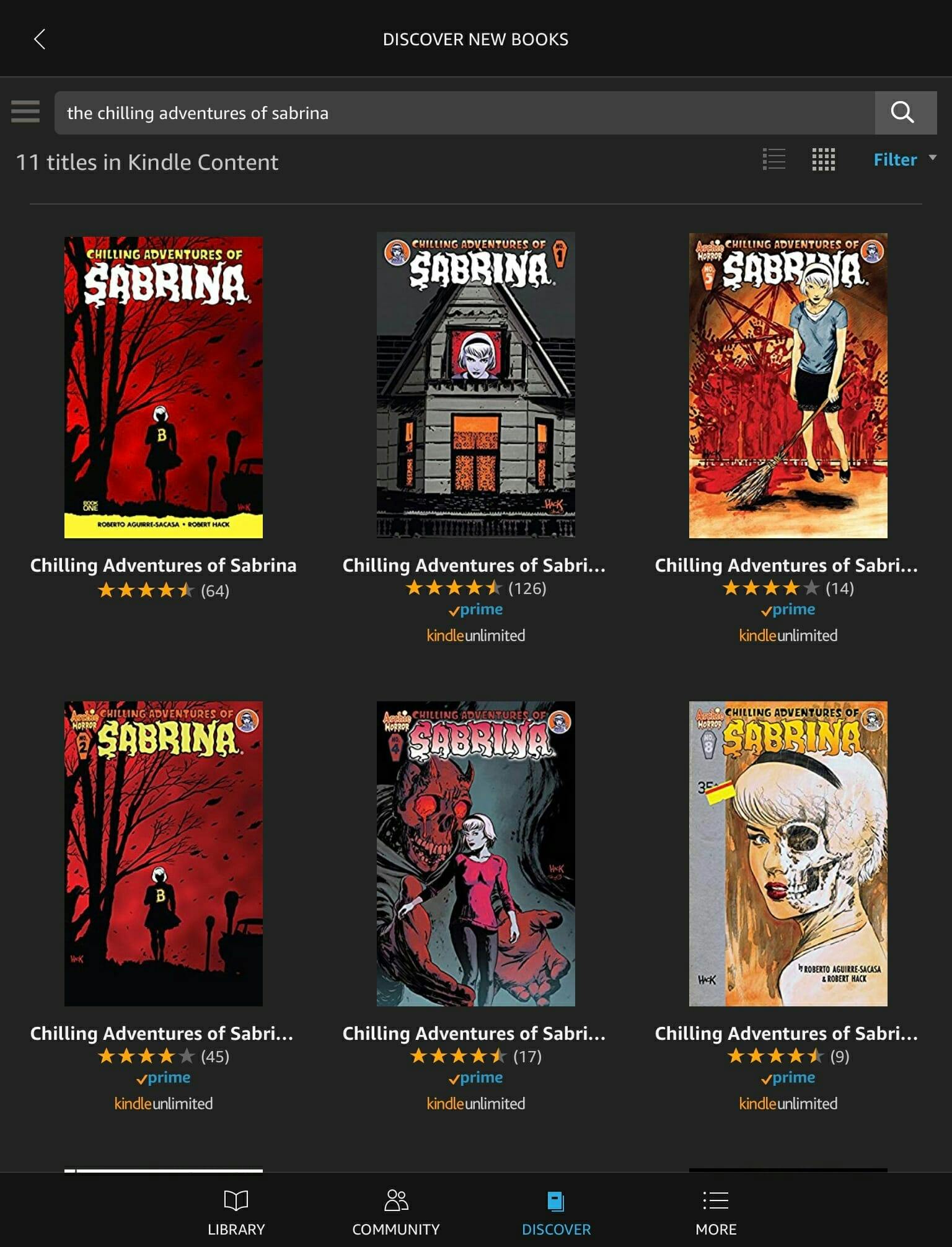 how to read chilling adventures of sabrina amazon prime reading