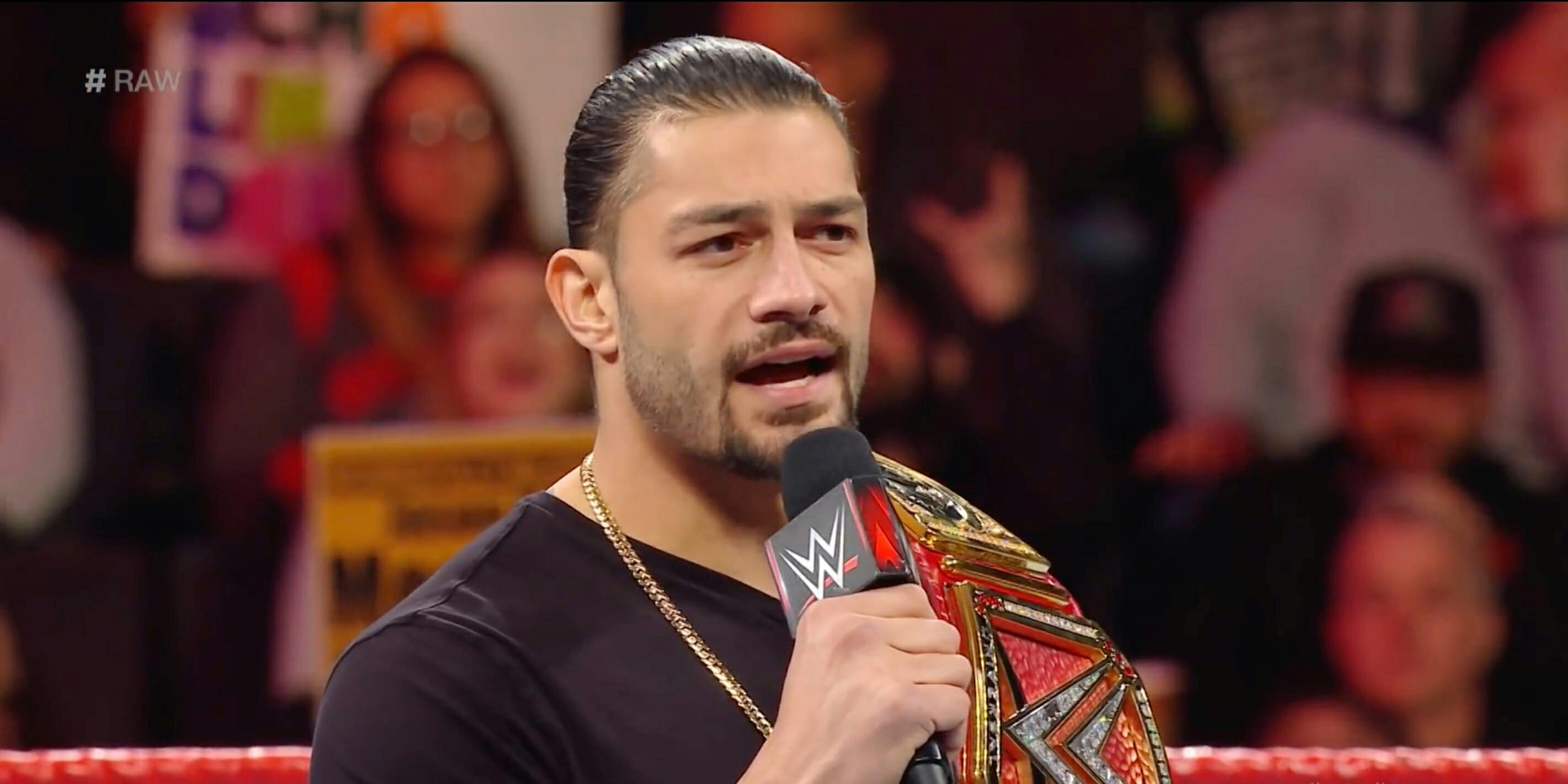 WWE's Roman Reigns Says He Has Leukemia on 'Monday Night Raw'