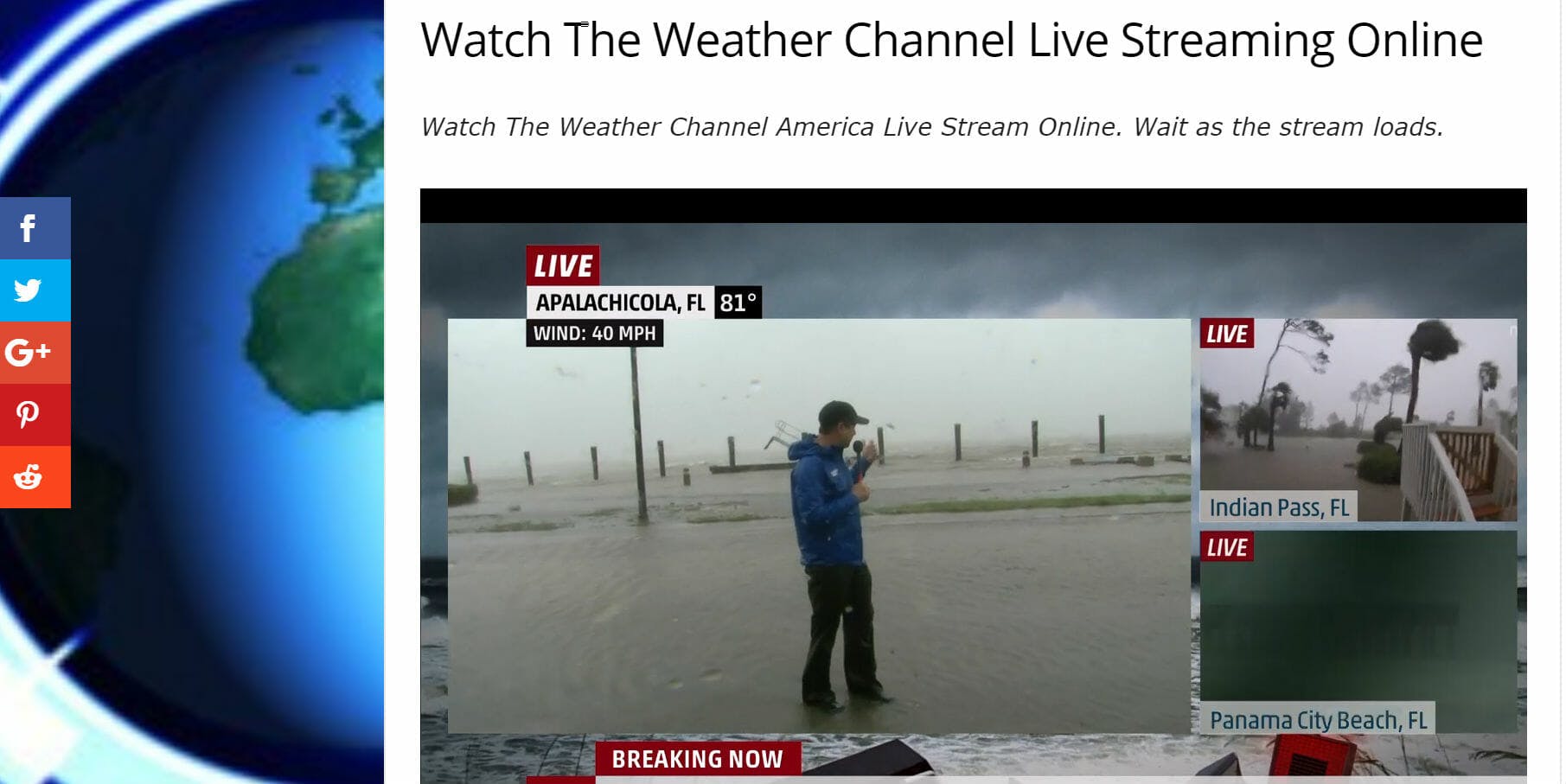 weather channel live stream livenewson