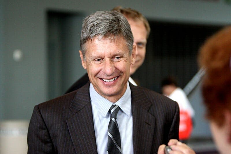 libertarian candidates for congress : gary johnson