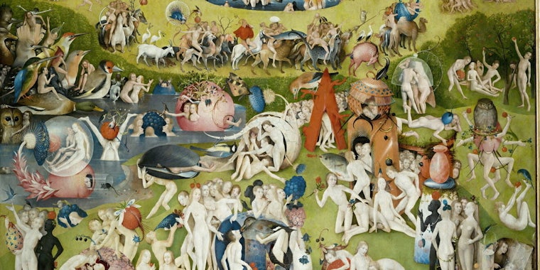 Earthly delights Bosch painting