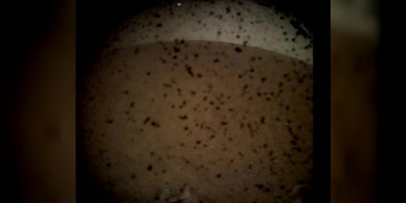 The first photos from the Nasa InSight probe